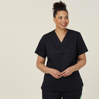 Buy black Next-Gen Antibacterial Active Florence Scrub Top